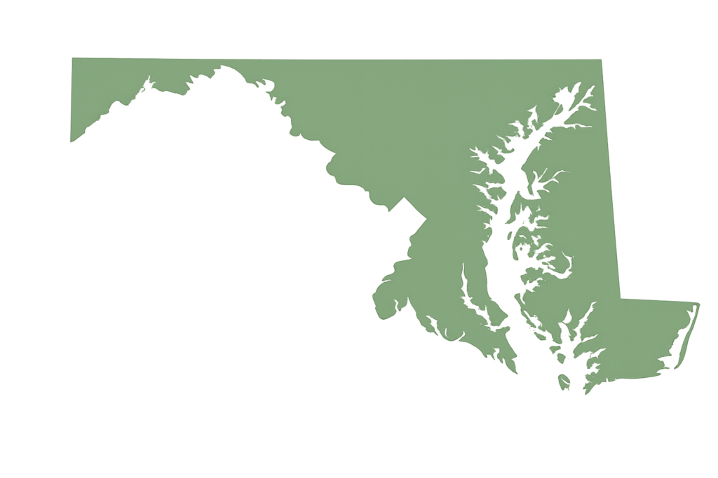 Image of the state of Maryland